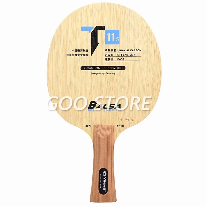 Description Picture 2 of itemYINHE T11 T-11+ T11+ Fast Break Loop Carbon Limba Balsa OFF Table Tennis Blade Ping Pong Racket