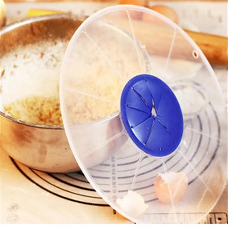 Description Picture 5 of itemWhipping Egg Splatter Cover Egg Light Cream Beater Splatter Protector Egg Bowl Surround Stirring Splash Cover Kitchen Accessory