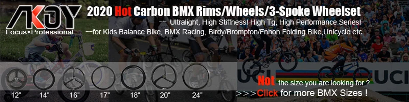 Description Picture 5 of itemBMX Rims 20 inch 30mm Depth 25mm Width 451 Bike Carbon Rim Disc Brake Clincher 28 36 Holes Wheel Bicycle 451 20" x 3 1/8