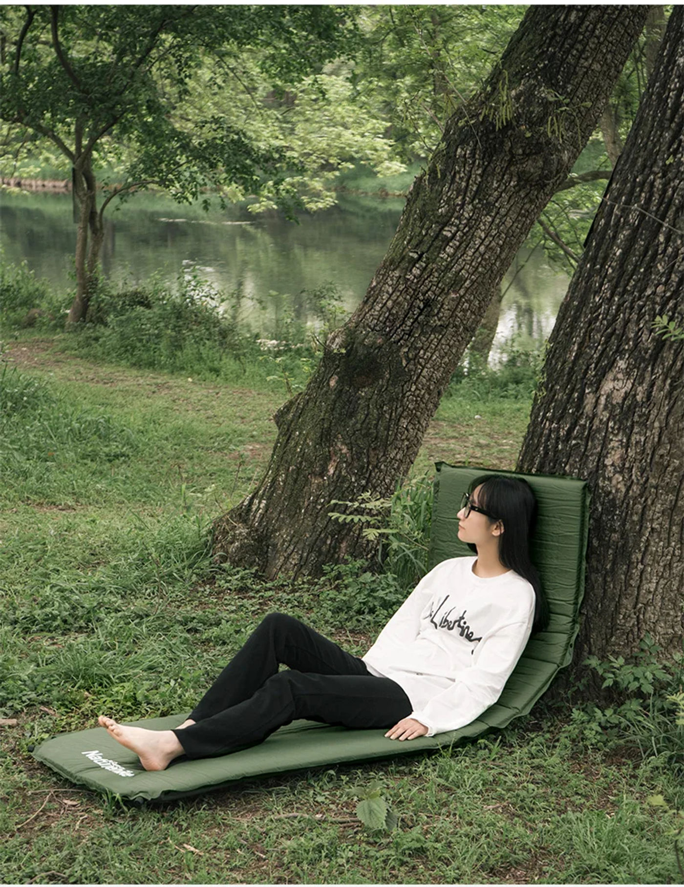 Description Picture 5 of itemNaturehike Camping Mat Self Inflatable Sleeping Pad Sponge Thicken Splicing Camping Mattress Outdoor Backpack Tent Mat Air Mat