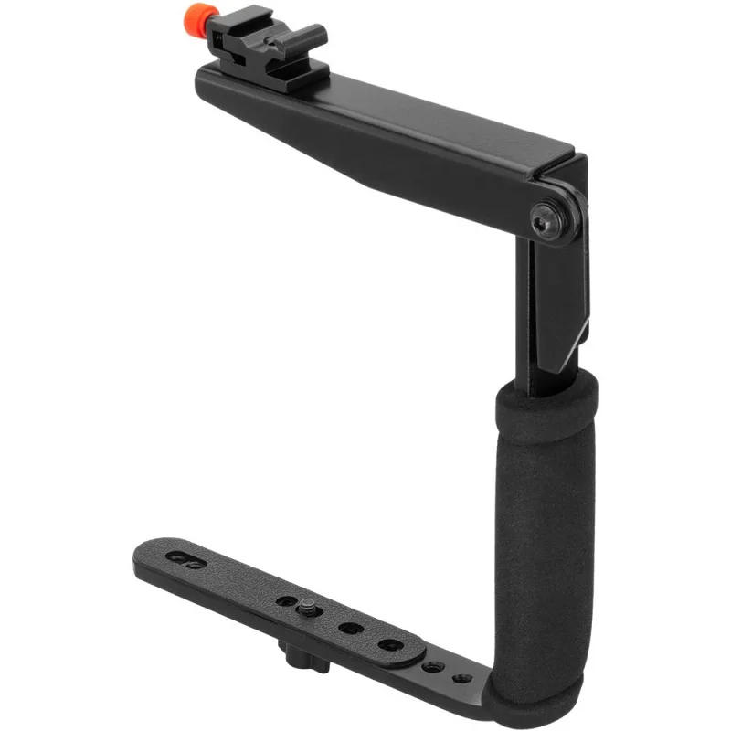Description Picture 3 of itemQuick Draw Rotating Flash Bracket Video Handle Handheld Stabilizer Grip Rotatable for Camera Camcorder Mini DV DSLR SLR