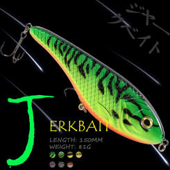 WALK FISH Jerkbait Sinking Hard Baits VIB 150MM 81G Slow Jerk Baits Fishing Lure Wobbler Pike Bass Troute Muskies Fishing Tackle