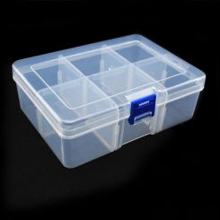 Multi Grids Plastic Detachable Storage Boxes Bins for Tools&Jewelry&Fishing Gear&Screw Desk Organizer cajas de madera