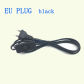 Black EU Plug
