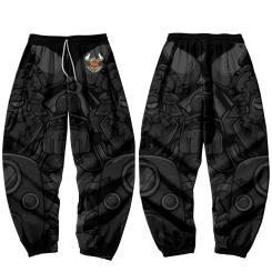 2020 Men Bull Pattern Spring And Autumn Trendy Hip-hop Overalls And Leggings Trendy Loose Casual Trousers