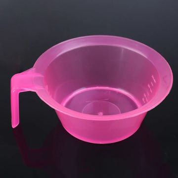 1 Pcs Pink Hairdressing Hair Color Mixing Bowls Hair Color Dye Tint Cup DIY Color Hairs Styling Tools