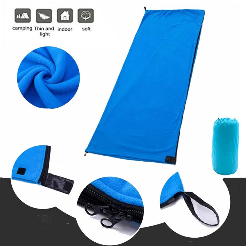 Description Picture 5 of itemUltra-light Polar Fleece Sleeping Bag for Outdoor Camping Tent Bed use,Travel Warm Sleeping Bag Liner