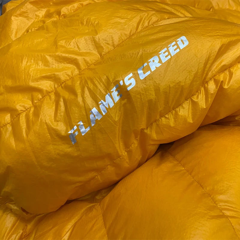 Description Picture 6 of itemFLAME'S CREED 20D Winter Autumn Spring 90% White Duck Down Mummy Sleeping Bag Blanket Mat Quilt Hammock Underquilt Camping