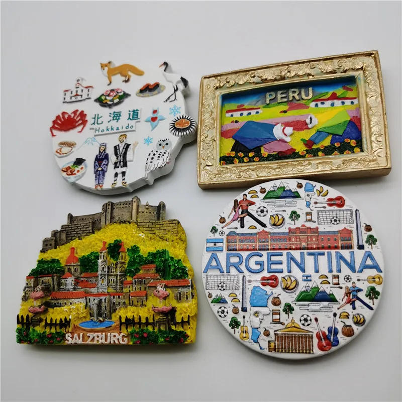 Description Picture 4 of itemFridge Magnets Decor Japan Korea Germany Russia New Zealand Italy Turkey Peru Tourist Souvenir Magnetic Refrigerator Paste gifts
