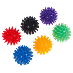 1PC 6cm Full Body Spiky Massage Ball Hard Stress Ball For Fitness Sport Exercise Hedgehog Sensory Training Grip the Ball