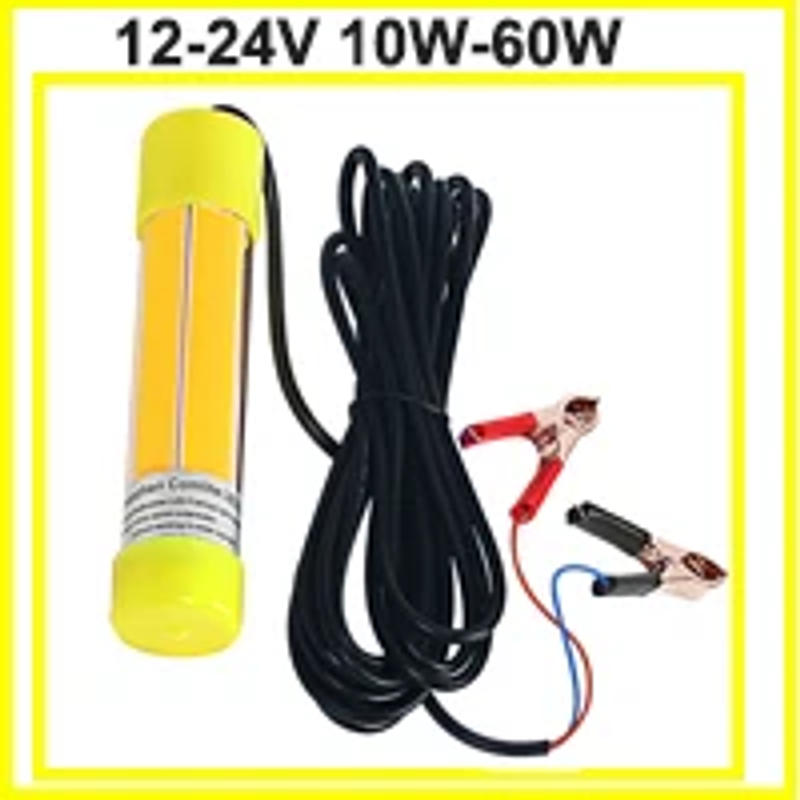 Description Picture 2 of item300W DC12V LED Underwater Fishing Lures Night Fishing Boat Lights with 5M Cable