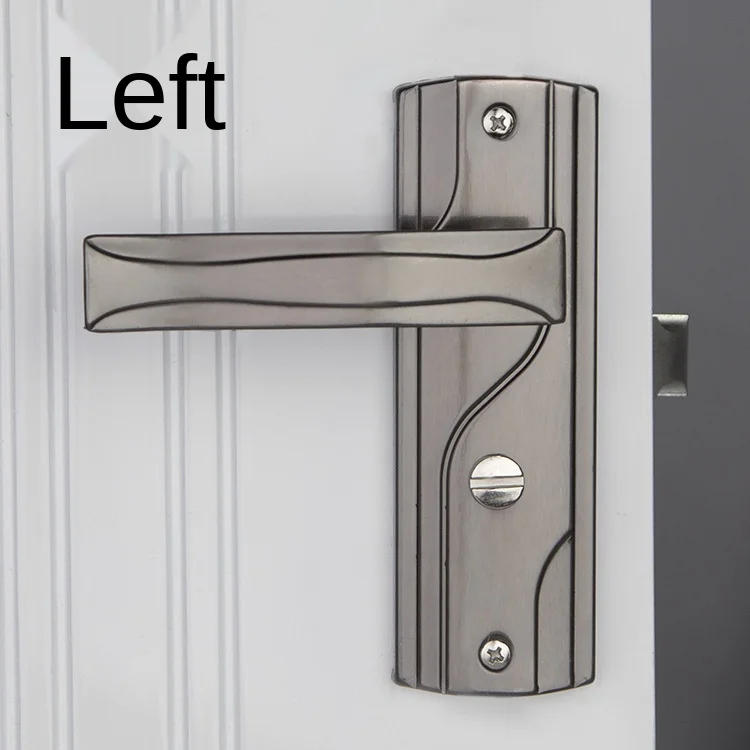 Description Picture 4 of itemBK Large Single Tongue Lock Body Door Lock Old-fashioned Wooden Door Bathroom Toilet Toilet Door Lock Without Key 125 Hole Pitch