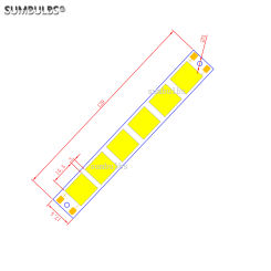 [SUMBULBS] Grid Shaped Flexible COB Light Source Chip Bulb 5W 12V DC LED Bard Strip for DIY Work House Indoor Lamp