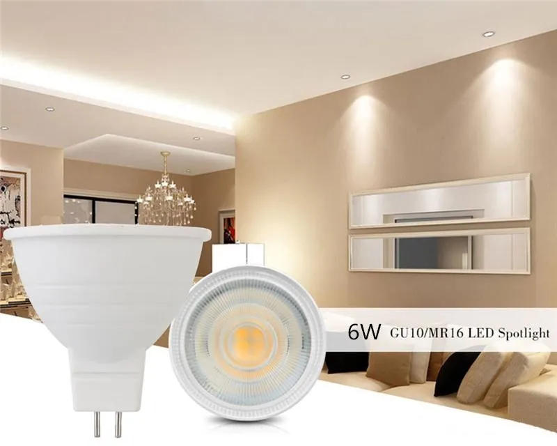 Description Picture 2 of itemGU10 MR16 Led Bulb Spotlight 110V 220V Natural Light Nature White 4000k Cool White 6500k Warm White 3000k Dimmable Cob Lamp