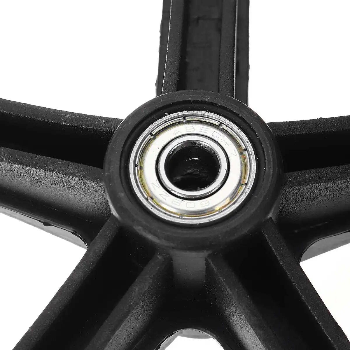 Description Picture 5 of item1pcs  8" Wheelchair Casters Small Cart Rollers Chair Wheels Accessories Grey Rubber Small Non Marking Wheelchair Wheel Replace