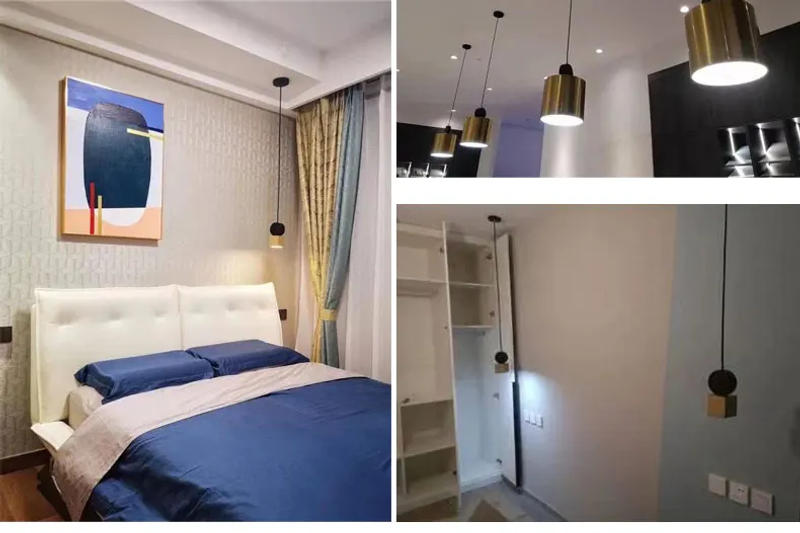 Description Picture 5 of itemHome Decor Led Pendant Light Suspension Kitchen Fixture Bedside Hanging Lamp Nordic Loft Living Room Dining Room Indoor Lighting