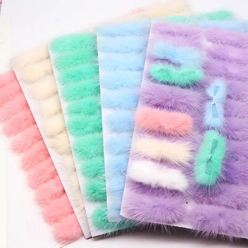 Description Picture 6 of item5pcs Real Natural Mink Pompon Bowknot 2*6cm Fur Pompom Balls Bow Tie Fluffy Pompones for Diy Jewelry Craft Supplies Accessories