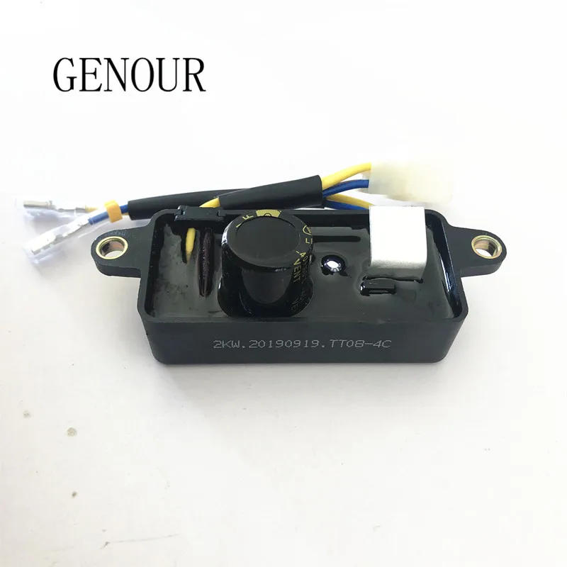 Description Picture 6 of itemOriginal Lihua AVR Automatic Voltage Regulator Rectifier 220UF For China Gasoline Generator 1-3KW Single Phase 6 Wires TT08-4C