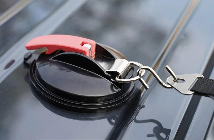 Description Picture 2 of item2 Pcs Heavy Duty Vacuum Suction Cup Plate Anchor Camping Tarp Accessory for Car Side Awning Outdoor Camping Tent Gear Tool