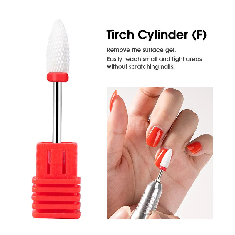 Description Picture 5 of itemDmoley Tungsten Carbide Nail Drill Bit Electric Manicure Drills For Milling Cutter Ceramic Nail Burr Pedicure Accessories