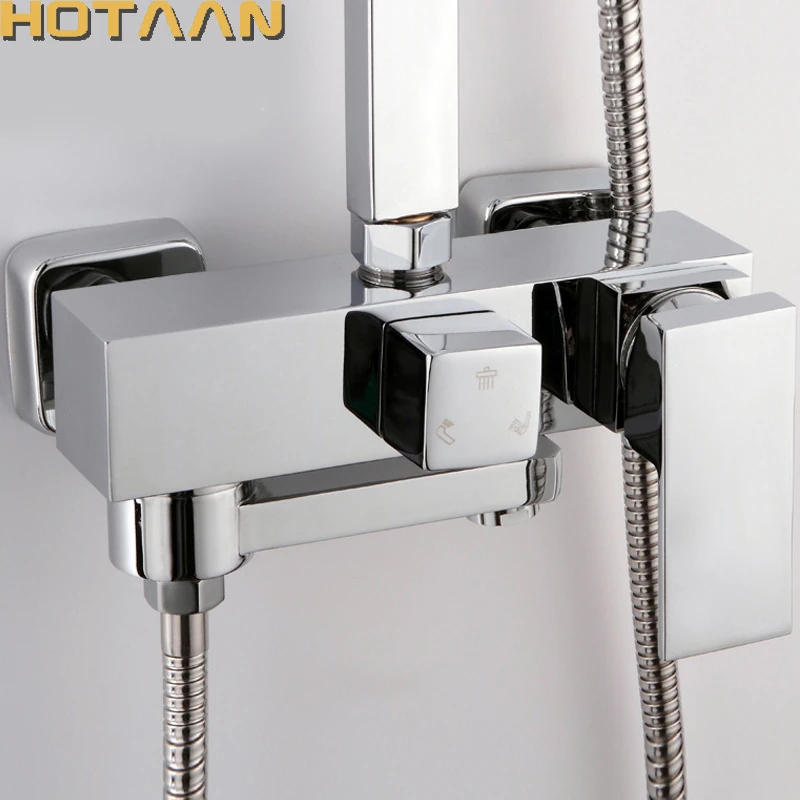 Description Picture 4 of item. Bathroom Mixer Bath Tub Copper Mixing Control Valve Wall Mounted Shower Faucet concealed faucet YT-5356