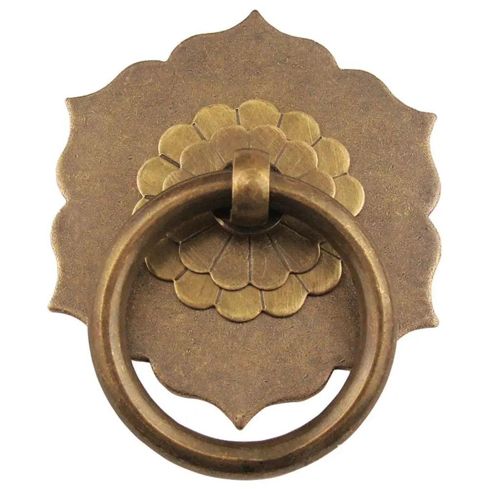 Back Plate Antique Drop Ring