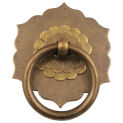 Back Plate Antique Drop Ring Pulls Handles Cabinet Kitchen Cupboard Handle Furniture Decor Door Pulls Drawer Knobs