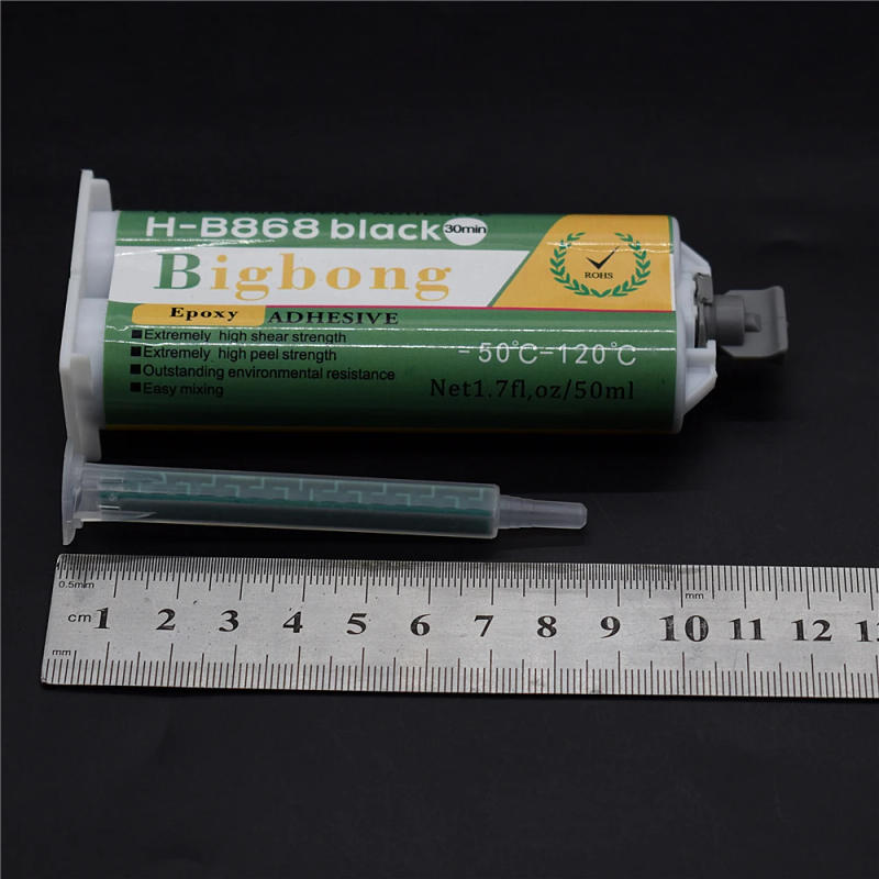 Description Picture 5 of itemBlack AB Glues High Temperature 50ml Epoxy Adhesive Resin Glue 1:1 Caulk Adhesives with 5pc Mixer Tube Static Mixing Nozzles Set