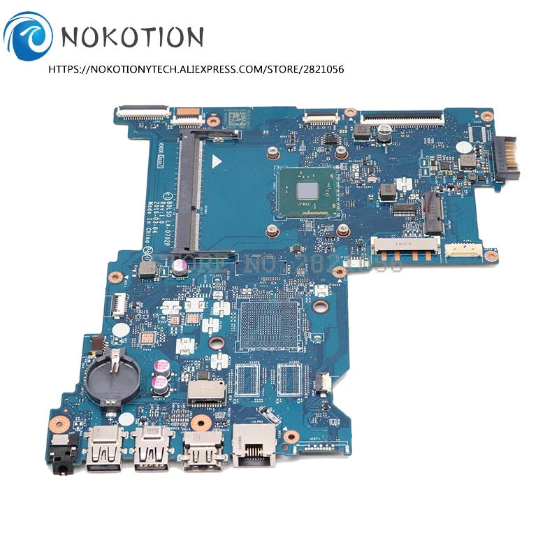 Description Picture 5 of itemNOKOTION BDL50 LA-D702P 854944-601 854944-001 For HP 250 G5 15-AY Laptop Motherboard With N3060 N3710 CPU DDR3L