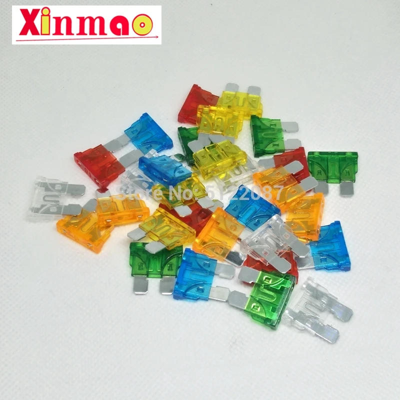 Description Picture 3 of item30Pcs Standard Auto Blade Fuse for Car 5 10 15 20 25 30 AMP Car Fuse Auto Fuse White Yellow Red Blue Orange Green