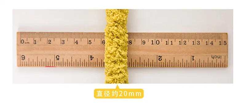 Description Picture 5 of item226g/Ball Soft Thickness Polyester Wool DIY Handmade Knitting Yarn For Cushion Carpet Needle Work Knitted Line Crochet Yarn