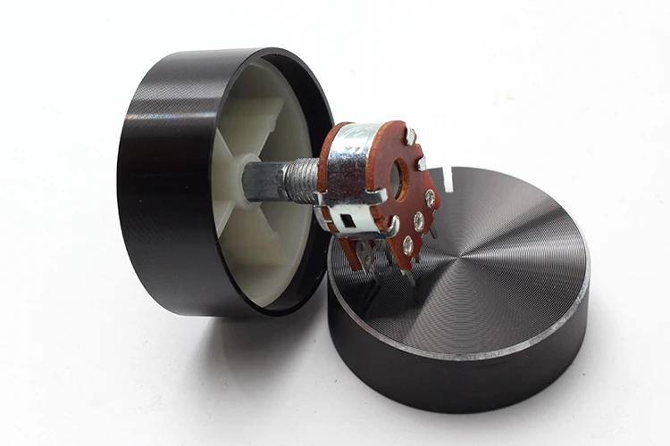 Description Picture 2 of item1pcs Keyboard knob Aluminum Alloy Potentiometer Knob Cap Volume Control Knob Hat Rotation Switch for 6mm Roll Shaft/D-axis