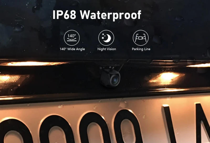 Description Picture 4 of itemJansite 1080P HD Rear Camera Night Vision IP68 Waterproof Cam Only For jansite Car DVR Wide Rearview Stream Media Dash Cam