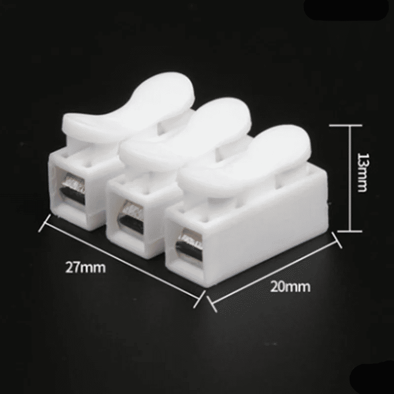 Description Picture 3 of item1/2/3/4P CH-1 CH-2 CH-3 CH-4 Spring Wire Quick Connector G7 Electrical Crimp Terminals Block Splice Cable Clamp Fit Led Strip