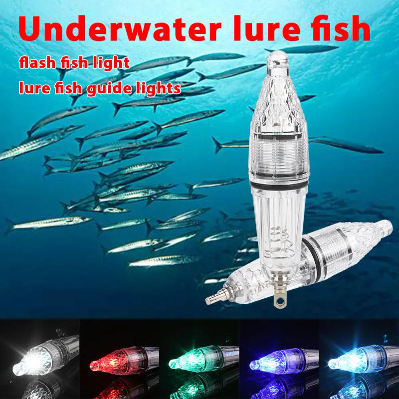 Description Picture 3 of item5pcs 12cm LED Fishing Light Lure Waterproof Deep Drop Underwater Night Fishing Attracting Bait Lamp Colorful Fishing Accessories