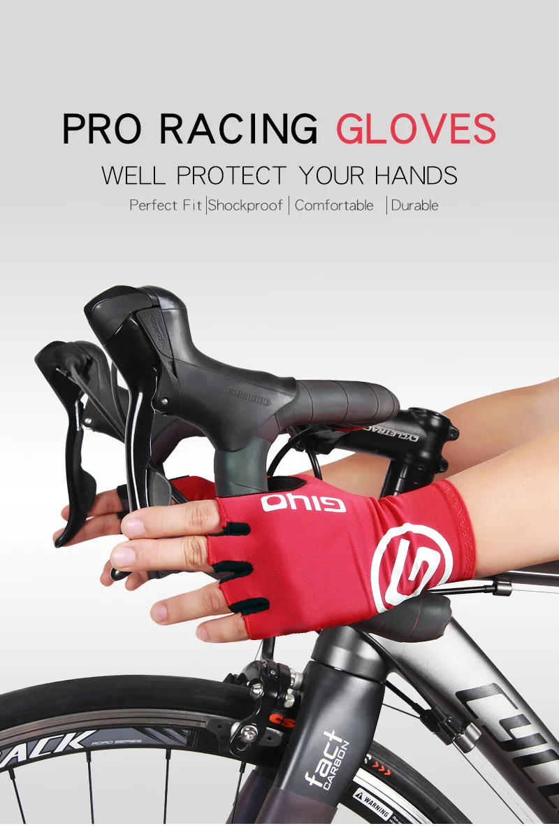 Description Picture 2 of itemBreaking Wind Cycling Half Finger Gloves Anti-slip Anti-sweat Bicycle Mittens Racing Sport Road MTB Bike Bicycle Gloves