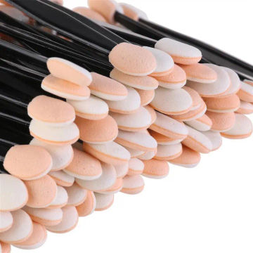 Hot Fashion 30/5Pcs Pro Sponge Stick Eye Shadow Brush Applicator Cosmetic Make up  Double-head Eyeshadow Brush For Women Makeups