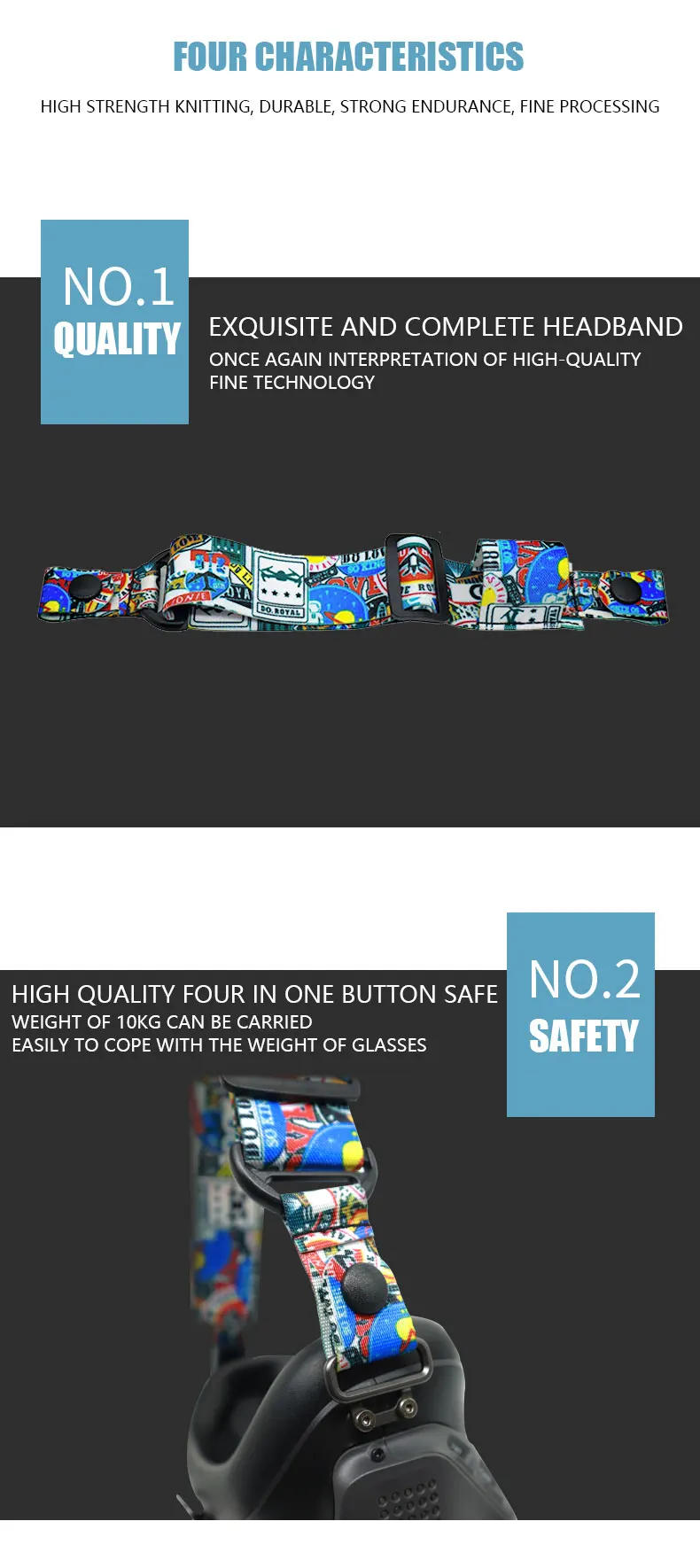 Description Picture 5 of itemHeadband for DJI Avata FPV Goggles V2 Battery Holder Head Strap Power Supply Cable Dustproof Pad for DJI Goggles 2 Accessories