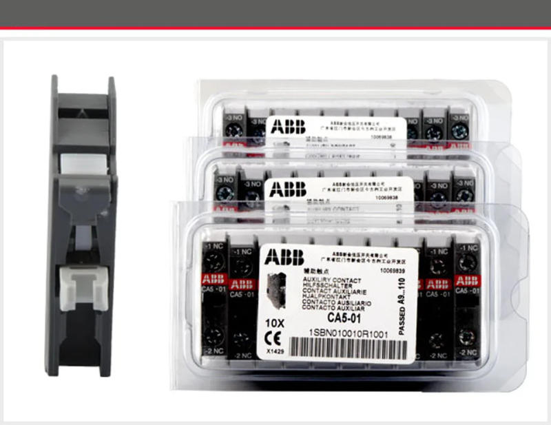Description Picture 6 of itemABB AC contactor auxiliary contact annex CA5-01 1NC CA5-10 1NO CAL5-11 1NO1NC CAL18-11 1NO1NC Module