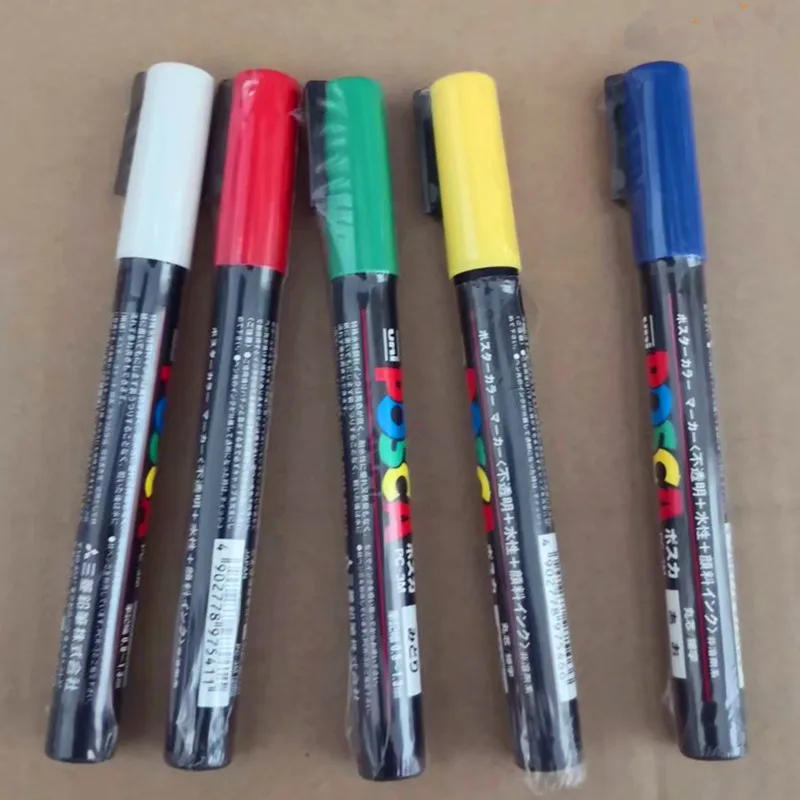 Description Picture 4 of item5pcs  Mitsubishi marker Bee King marker Bee King marker fluorescent pen breeding tool beekeeping tool PC-3M