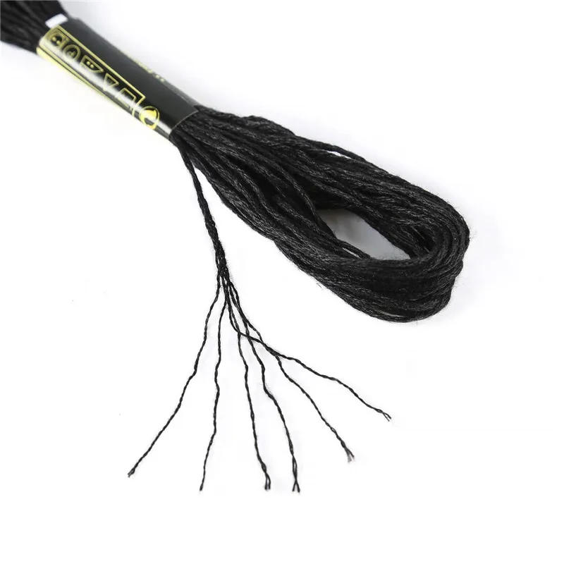 Description Picture 5 of item240PCS SAME COLOR /LOT 447 Colors Cross Stitch Cotton Embroidery Thread Floss Skein Kit DIY Sewing Tool Choose Your neede Color