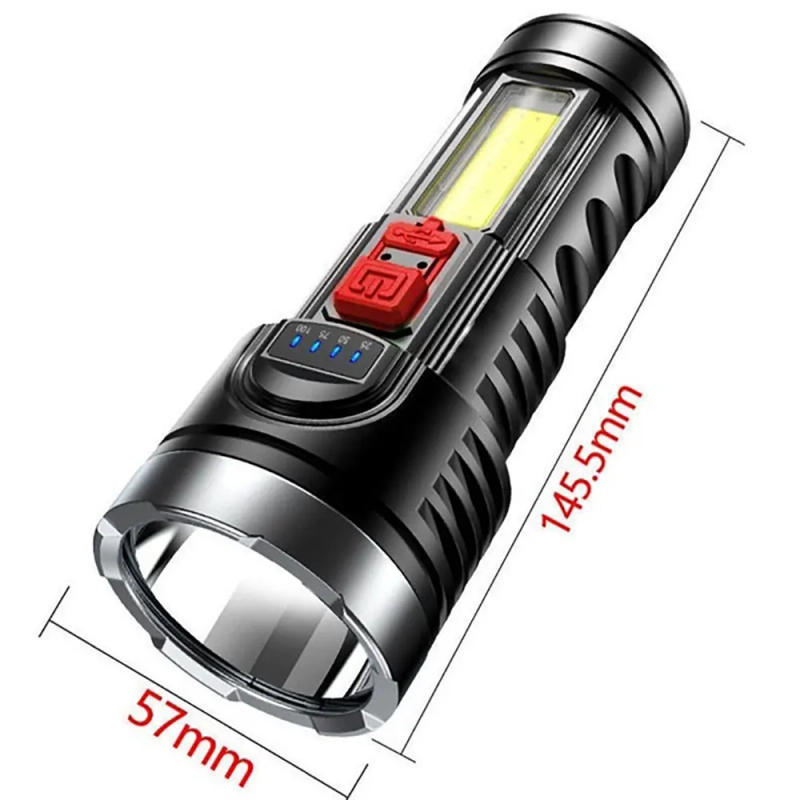 Description Picture 5 of itemOutdoor Portable LED Flashlight, Household Torch Super Bright Long-range USB Rechargeable Small Xenon Lamp Tactical Light