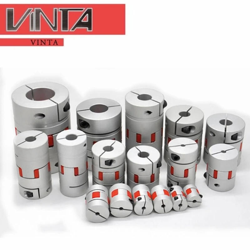 Description Picture 5 of item1pcs 3/4/5/6/6.35/7/8/10mm LM shaft coupling cardan coupler Flexible Spider plum CNC Motor Jaw couple casal motor shaft adapter