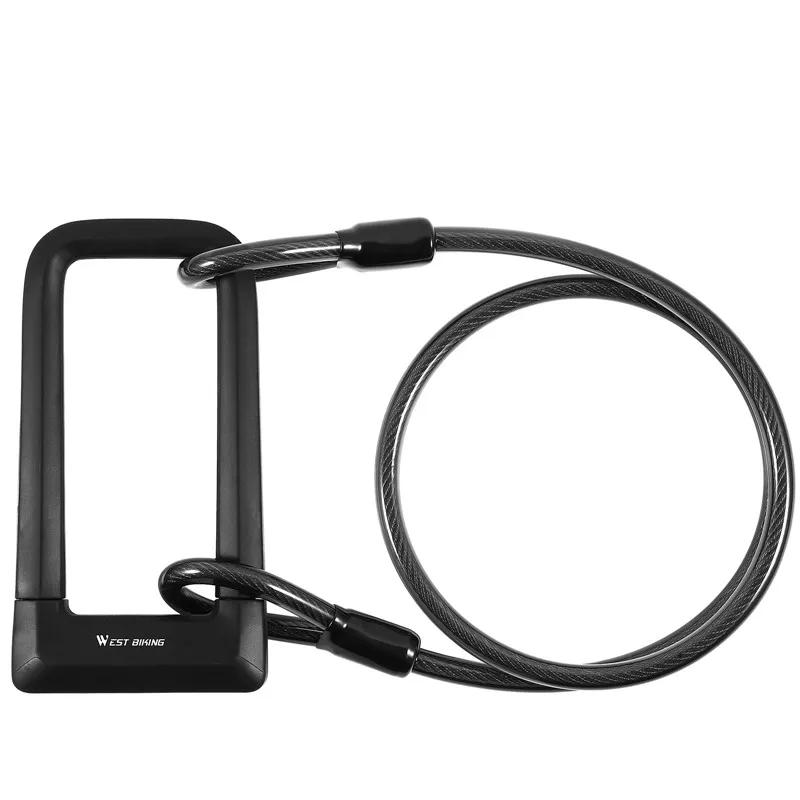 Description Picture 5 of itemWEST BIKING 1.2m Bicycle Security Steel cable Anti-Theft Motorcycle Mtb Road Bike Lock Rope Universal Cable Cycling Accessories