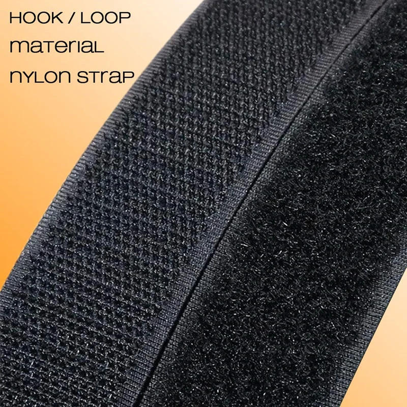 Description Picture 3 of item10pcs/Lot 2cm Width Nylon Hook and Loop Ties Down Straps with Metal Buckle Fastening Cable Straps Adjustable Reusable Cablt Ties