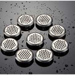60Pcs/Lot Ventilator Grille  round stainless steel Air Vent Ventilator Grille For Closet Shoe Cabinet