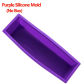 Purple silicone mold