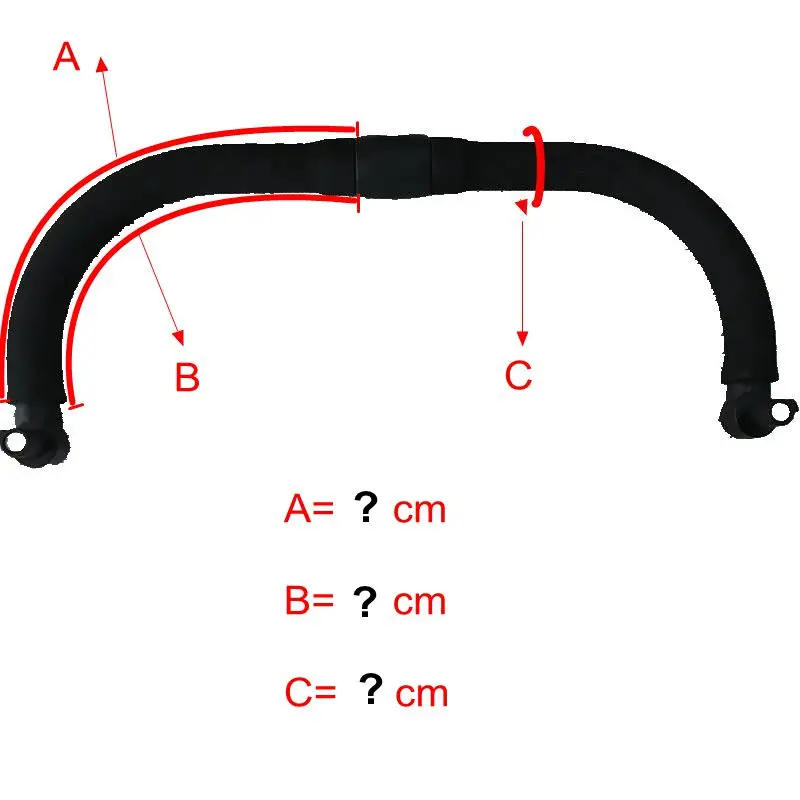 Description Picture 6 of itemBaby Stroller Leather Armrest Cover For Uppababy Vista V1 & V2 Handle Bumper Sleeve Case Bar Protective Covers Pram Accessories