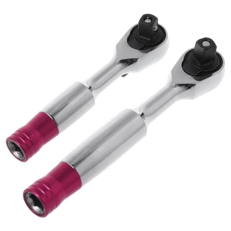 Description Picture 3 of item1/4" Mini Torque Ratchet Wrench 85mm/100mm Socket Wrenches Repair Tool For Vehicle Bicycle Bike