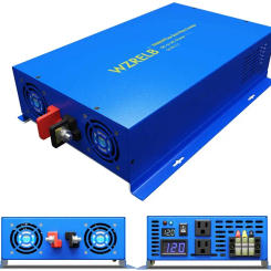 5000W Peak 2500W Pure Sine Wave Solar Inverter 12V 220V Car Power Inverter Converter 24V/60V/48V/72V/96V DC to 120V/230V/240V AC